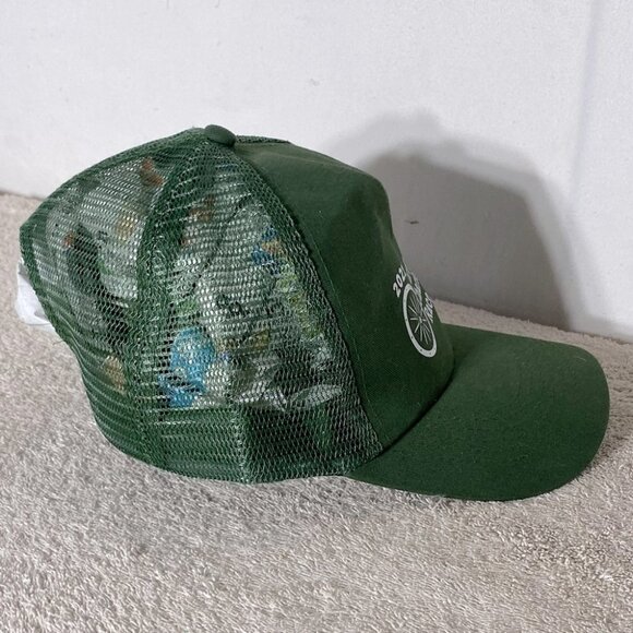 Hit Wear Green Cardboard Chariot Race Mesh Back Snap Back Trucker Style Hat - Picture 6 of 10